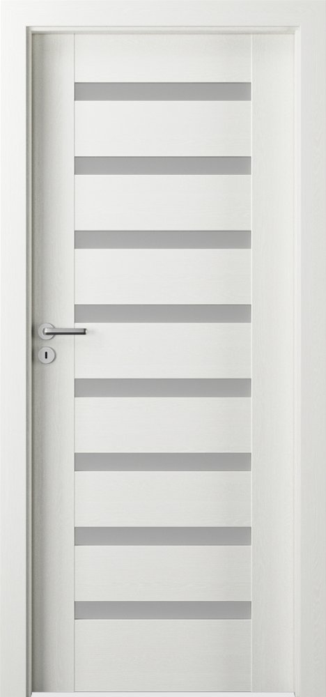 Interiérové dveře VERTE PREMIUM D - D8 - dýha Portasynchro 3D - wenge bílá