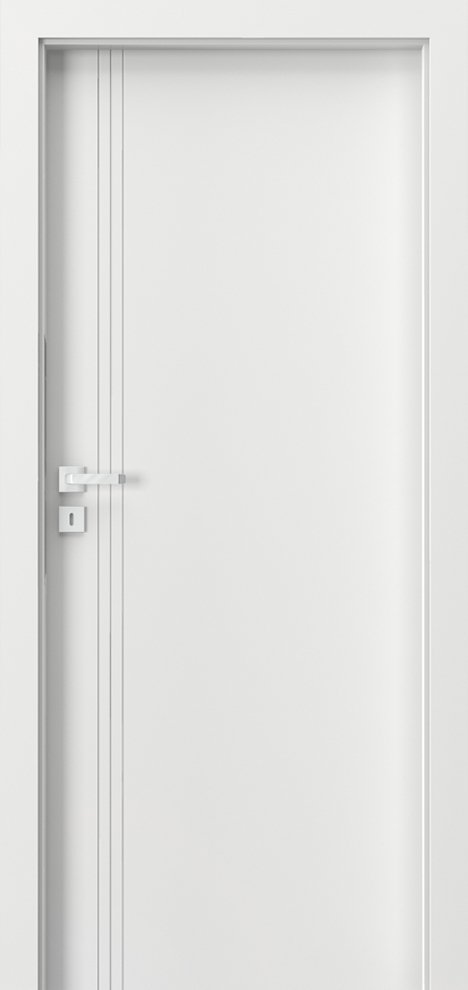 Posuvné interiérové dveře PORTA VECTOR B - lak UV premium - bílá