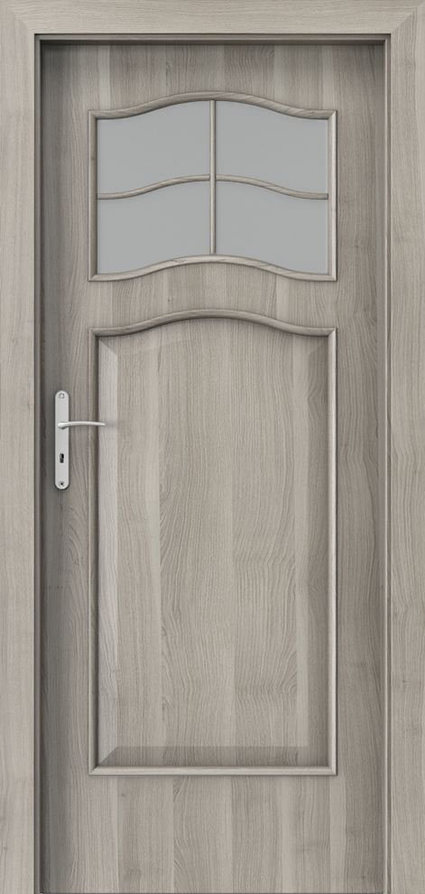 Interiérové dveře PORTA NOVA 7.5 - dýha Portasynchro 3D - akát stříbrný