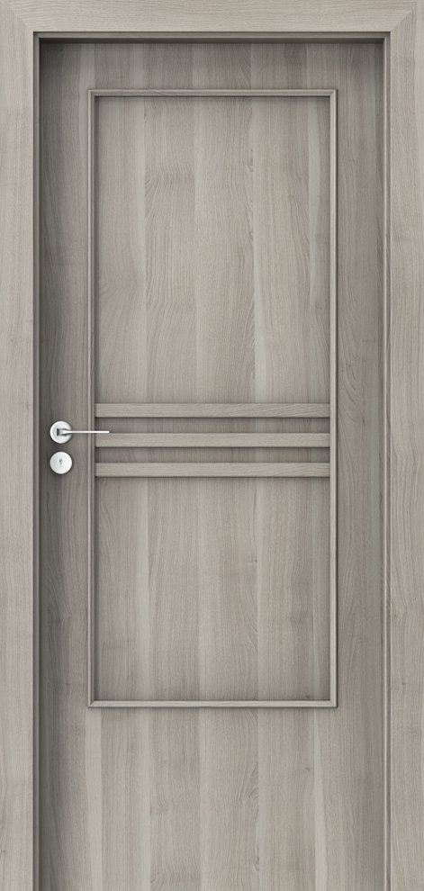 Interiérové dveře PORTA STYL 3 - plne - dýha Portasynchro 3D - akát stříbrný