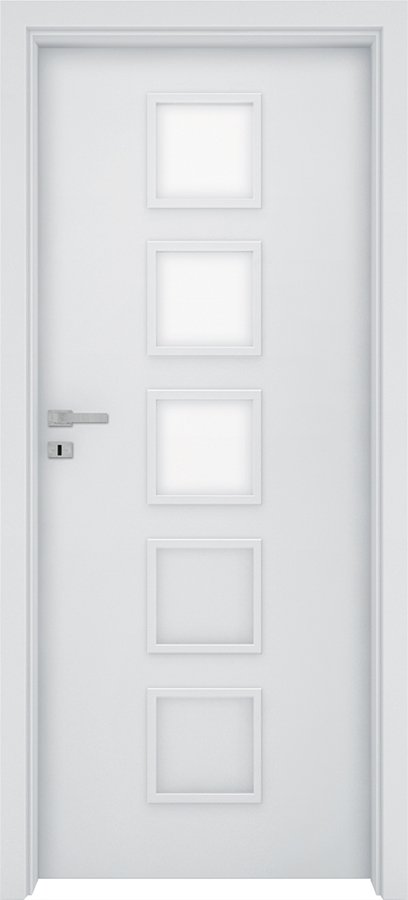 Posuvné interiérové dveře INVADO TORINO 4 - dýha Enduro - bílá B134