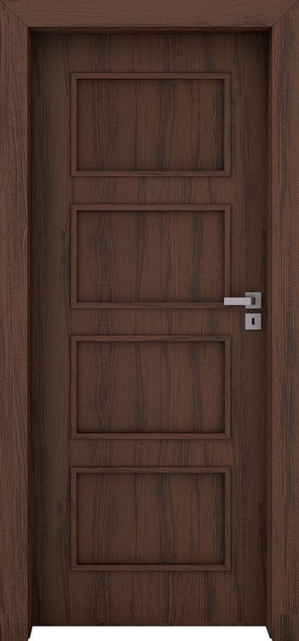 Posuvné interiérové dveře INVADO MERANO 1 - dýha Enduro - ořech B339