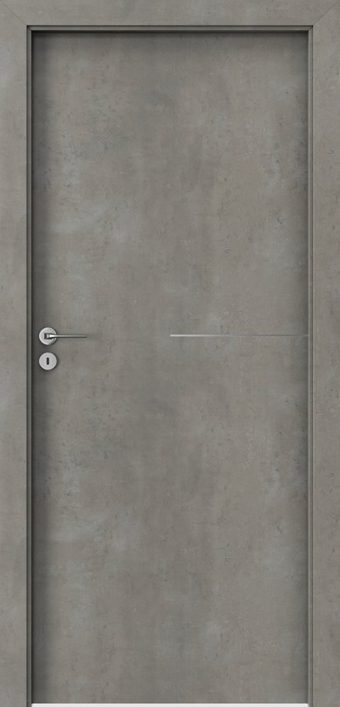 Interiérové dveře PORTA LINE G.1 - dýha CPL HQ 0,2 - beton světlý