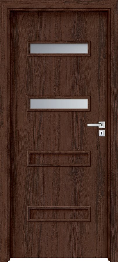 Posuvné interiérové dveře INVADO PARMA 2 - dýha Enduro - ořech B339