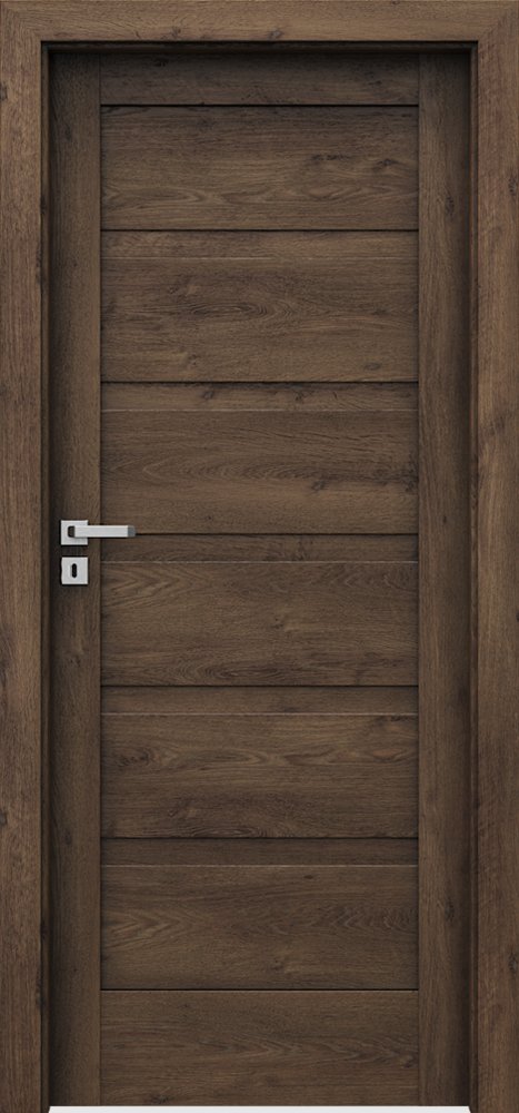 Interiérové dveře VERTE HOME H - H0 - dýha Portaperfect 3D - dub jižní