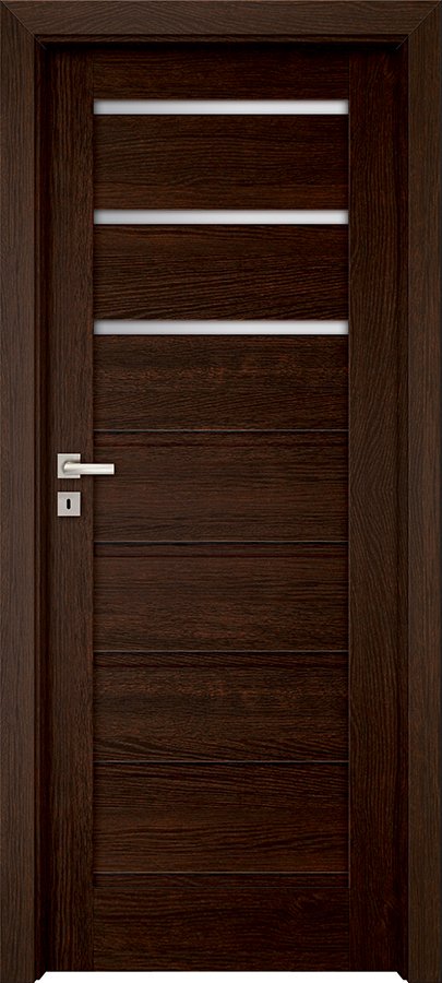 Interiérové dveře INVADO LINEA FORTE 4 - dýha Enduro 3D - dub ušlechtilý B541