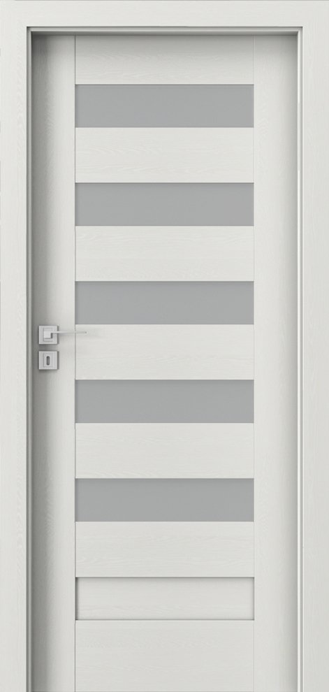Posuvné interiérové dveře PORTA KONCEPT C.5 - dýha Portasynchro 3D - wenge bílá