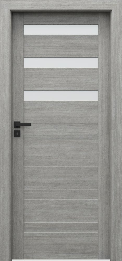 Posuvné interiérové dveře VERTE D - D3 - Portalamino - dub stříbřitý