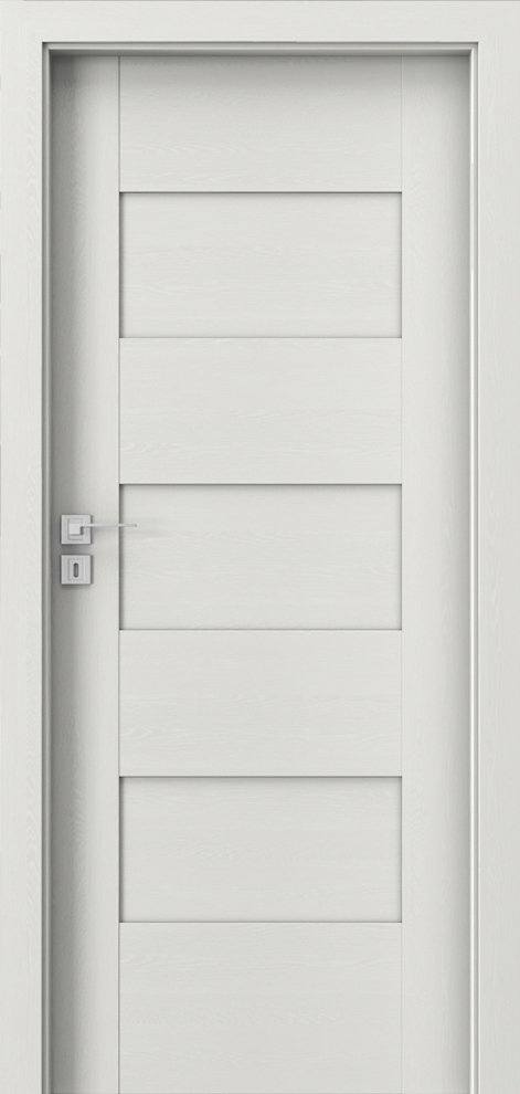 Interiérové dveře PORTA KONCEPT K.0 - dýha Portasynchro 3D - wenge bílá