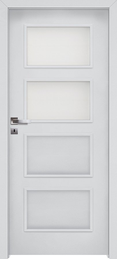 Posuvné interiérové dveře INVADO MERANO 3 - dýha Enduro - bílá B134