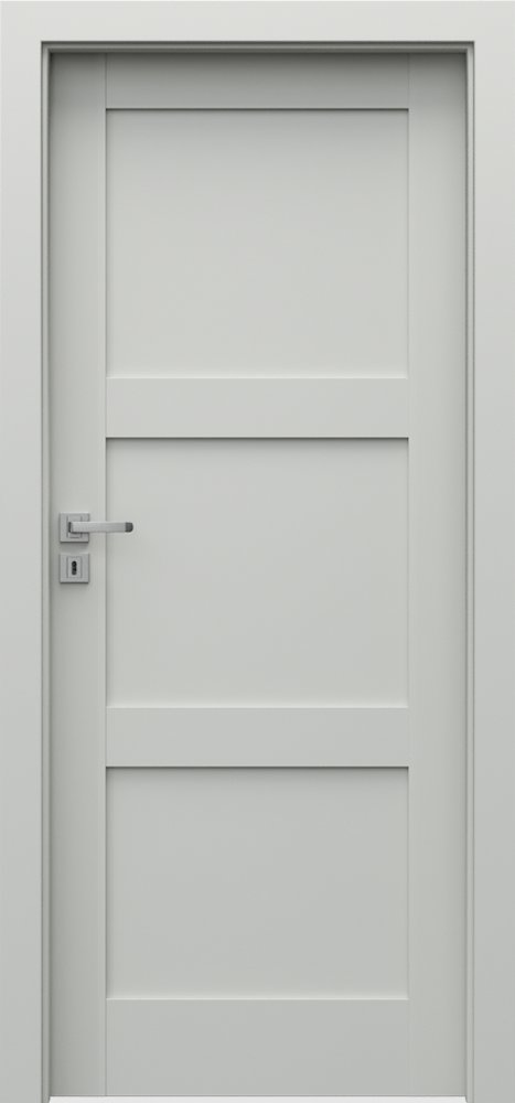 Interiérové dveře PORTA GRANDE B.0 - akrylátová barva UV - šedá