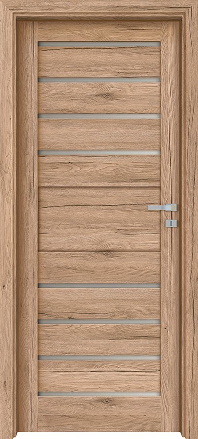 Interiérové dveře INVADO LAGO 3 - dýha Enduro plus - dub přírodní B587