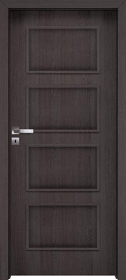 Posuvné interiérové dveře INVADO MERANO 1 - dýha Enduro 3D - antracit B637