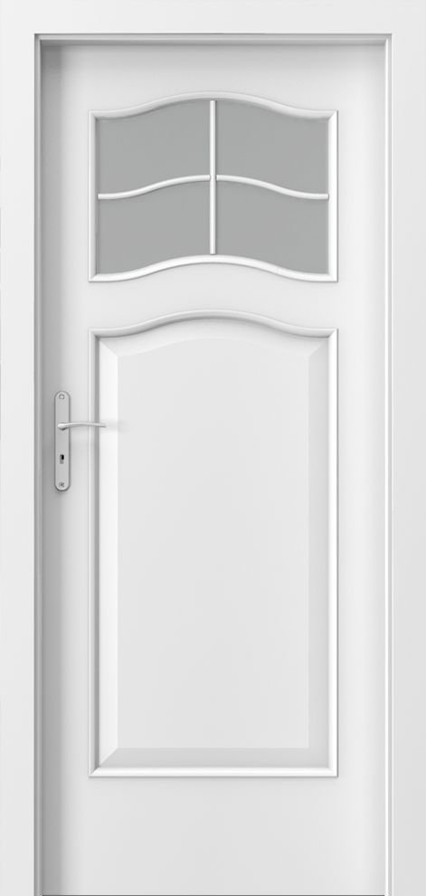 Posuvné interiérové dveře PORTA NOVA 7.5 - dýha Portadecor - bílá