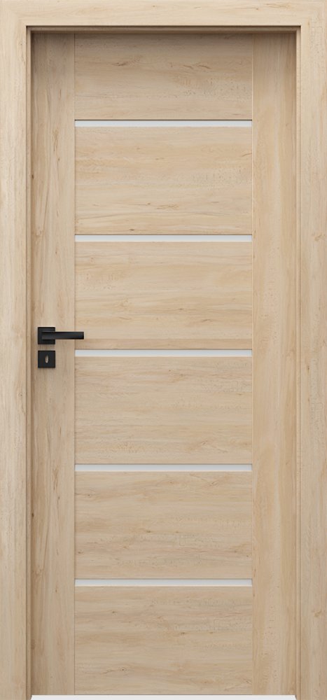 Interiérové dveře VERTE PREMIUM E - E5 - dýha Portaperfect 3D - buk Skandinávský