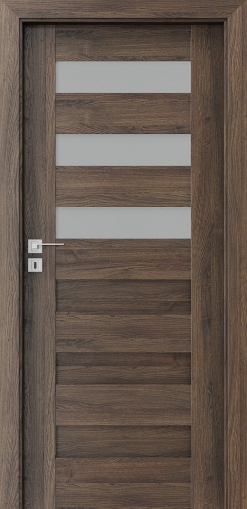 Interiérové dveře PORTA KONCEPT C.3 - dýha Portasynchro 3D - dub šarlatový