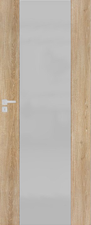 Interiérové dveře DRE VETRO A - A1 - dekorativní dýha 3D - jilm