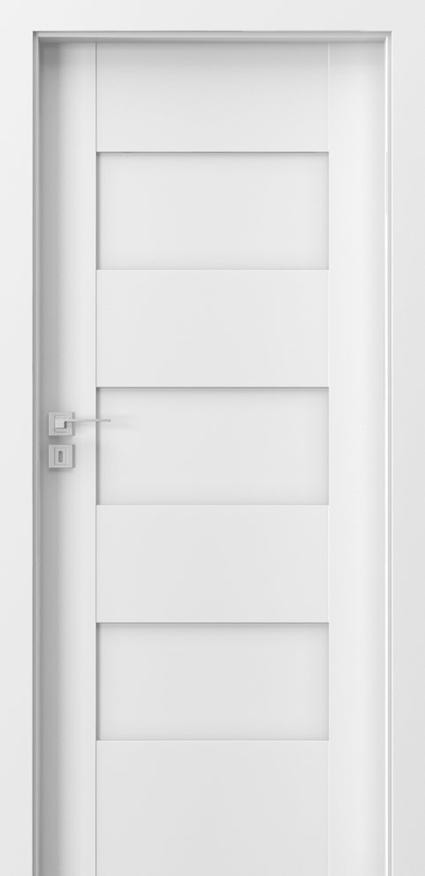 Interiérové dveře PORTA KONCEPT K.0 - dýha Portadecor - bílá