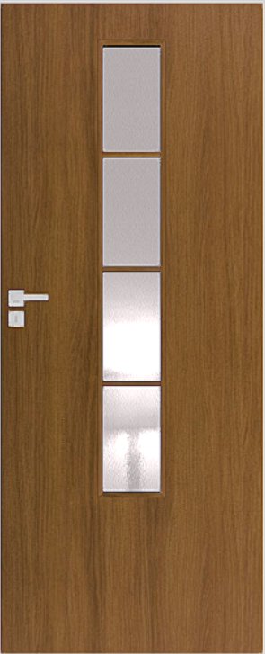 Interiérové dveře DRE ARTE B 50 - dýha DRE-Cell - dub zlatý kartáčovaný