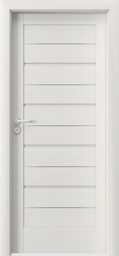 Posuvné interiérové dveře VERTE G - G0 intarzie - dýha Portasynchro 3D - wenge bílá