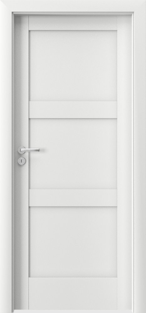 Posuvné interiérové dveře VERTE N - N0 - dýha Portadecor - bílá