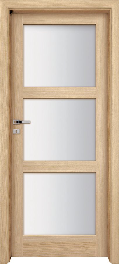 Posuvné interiérové dveře INVADO LARINA SATI 3 - dýha Enduro - coimbra B402