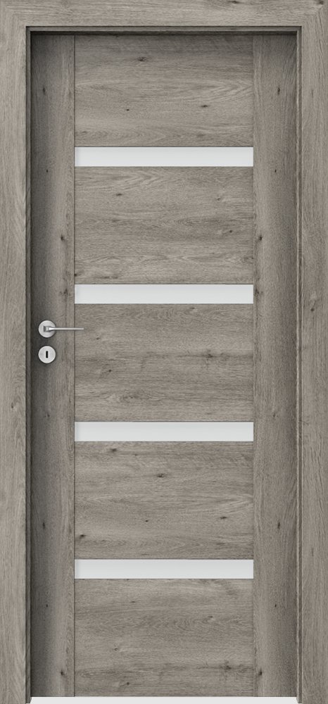 Posuvné interiérové dveře PORTA INSPIRE C.4 - dýha Portaperfect 3D - dub Sibiřský