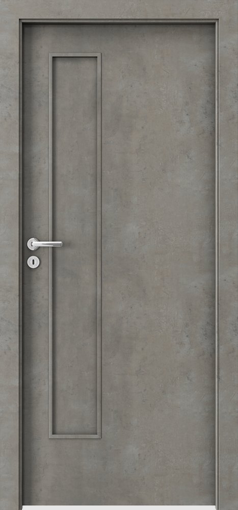 Posuvné interiérové dveře PORTA FIT I.0 - dýha CPL HQ 0,2 - beton světlý