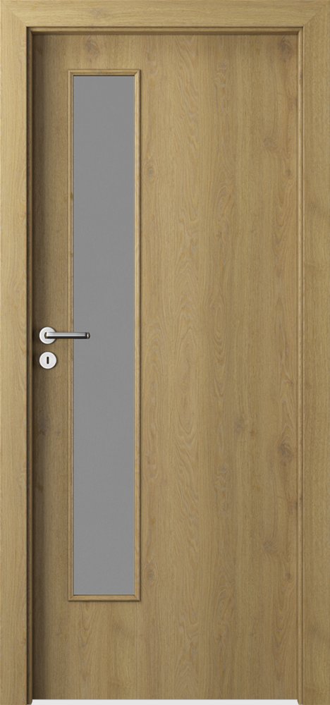 Interiérové dveře PORTA DECOR - model L - dýha Portaperfect 3D - dub přírodní