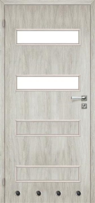 Interiérové dveře VOSTER MILANO 2/4 - lak - dub stříbrný