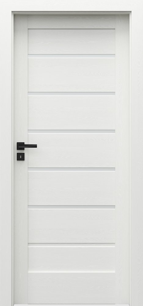 Interiérové dveře VERTE HOME J - J5 - dýha Portasynchro 3D - wenge bílá