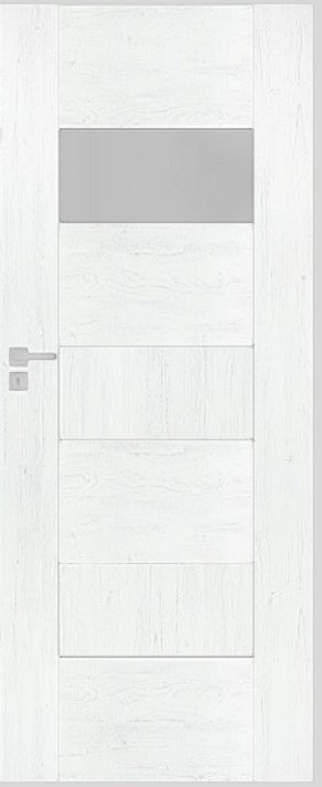 Interiérové dveře DRE SOLTE - model 2 - dýha DRE-Cell - borovice bílá