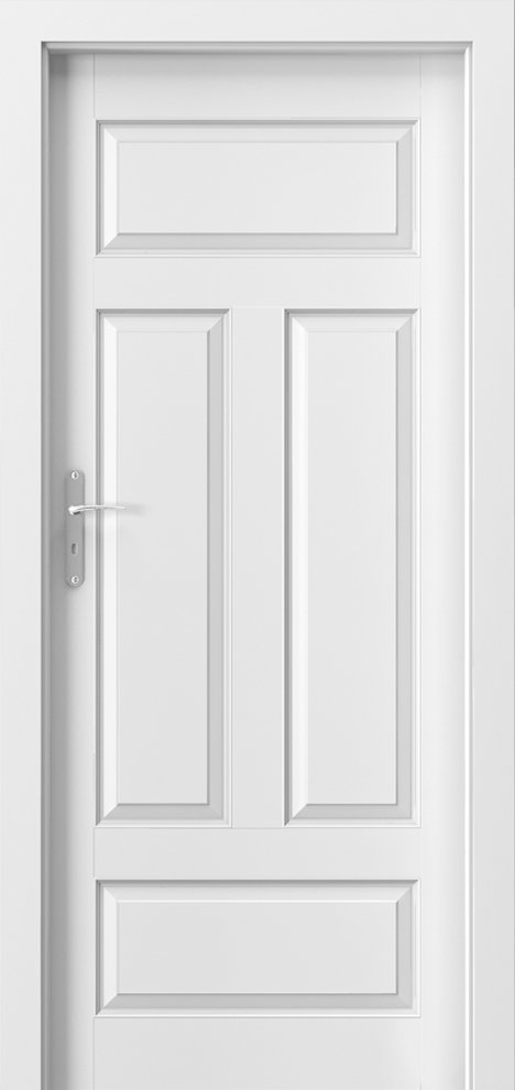 Posuvné interiérové dveře PORTA ROYAL - model P - lak UV premium - bílá