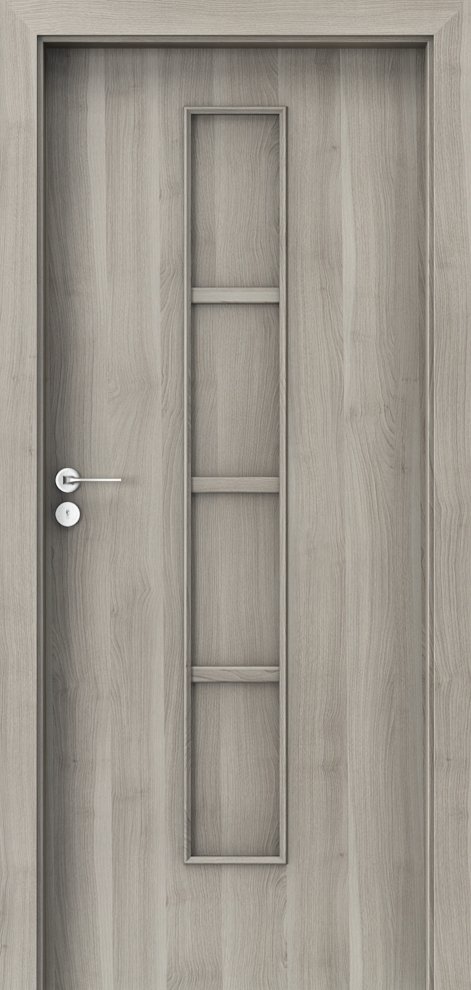 Interiérové dveře PORTA STYL 2 - plne - dýha Portasynchro 3D - akát stříbrný
