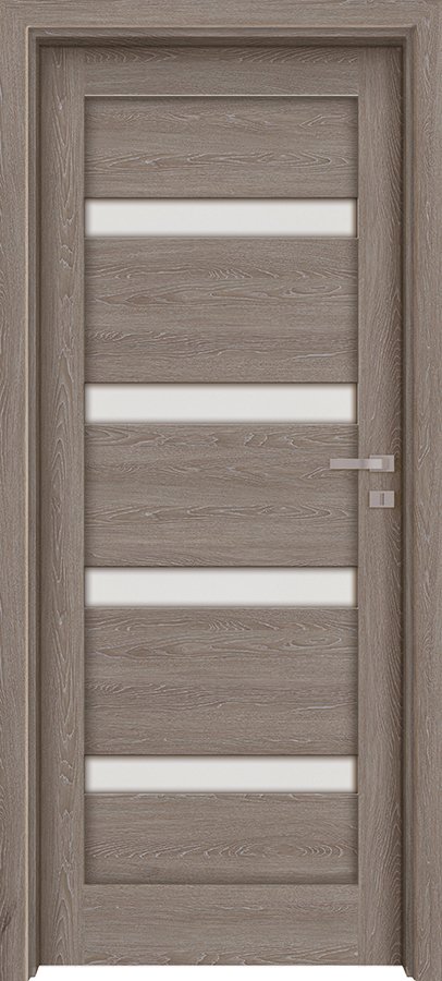 Interiérové dveře INVADO MARTINA 5 - Eco-Fornir forte - dub šedý B476