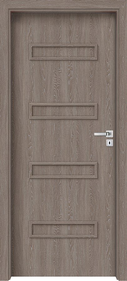 Interiérové dveře INVADO PARMA 3 - Eco-Fornir forte - dub šedý B476