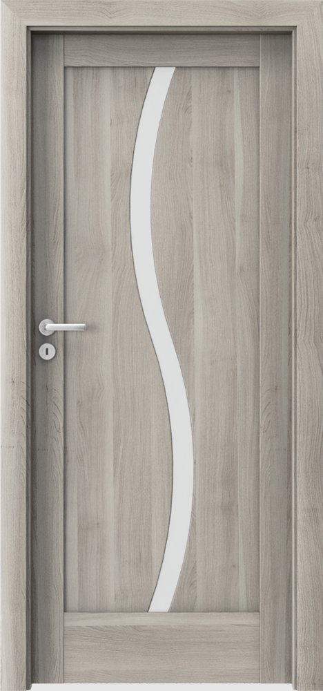 Interiérové dveře VERTE E - E1 - dýha Portasynchro 3D - akát stříbrný