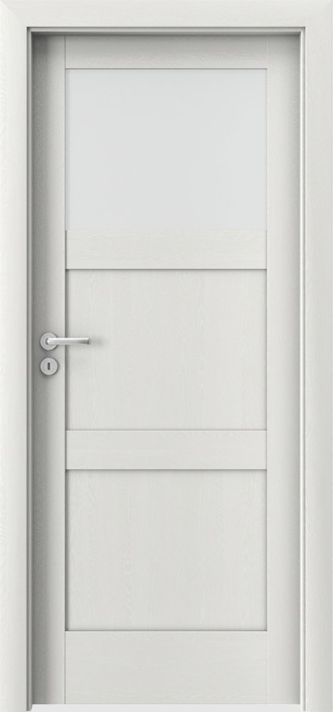 Posuvné interiérové dveře VERTE N - N1 - dýha Portasynchro 3D - wenge bílá