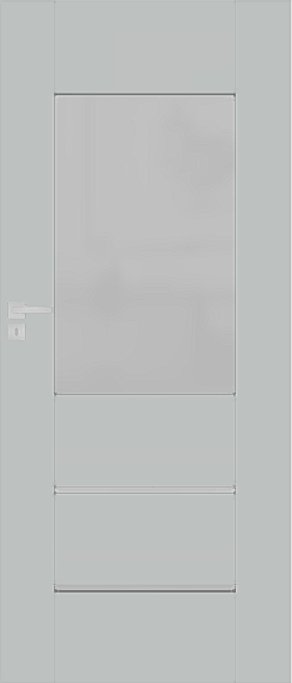 Interiérové dveře DRE EVEN - model 2 - UV lak - šedá (RAL 7035)