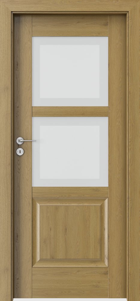 Interiérové dveře PORTA INSPIRE B.2 - dýha Portaperfect 3D - dub přírodní