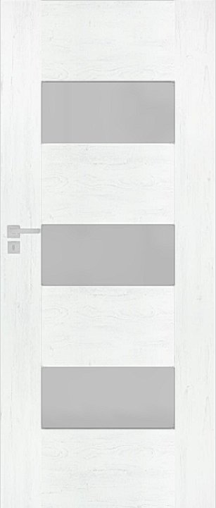 Interiérové dveře DRE SOLTE - model 3 - dýha DRE-Cell - borovice bílá
