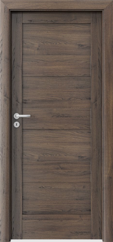 Interiérové dveře VERTE L - L0 - dýha Portasynchro 3D - dub šarlatový