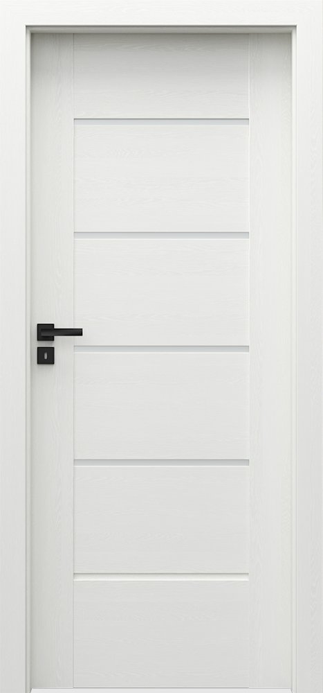 Interiérové dveře VERTE PREMIUM E - E4 - dýha Portasynchro 3D - wenge bílá