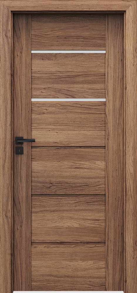 Posuvné interiérové dveře VERTE PREMIUM E - E2 - dýha Portaperfect 3D - dub Kalifornie