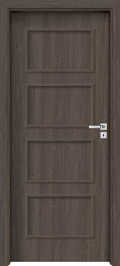 Posuvné interiérové dveře INVADO MERANO 1 - dýha Enduro 3D - dub popelavý B598