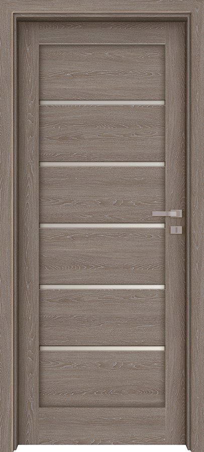 Posuvné interiérové dveře INVADO TAMPARO 3 - Eco-Fornir forte - dub šedý B476