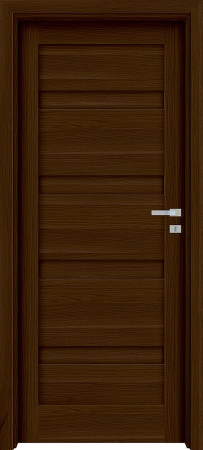 Posuvné interiérové dveře INVADO MARTINA 1 - Eco-Fornir forte - ořech duro B473