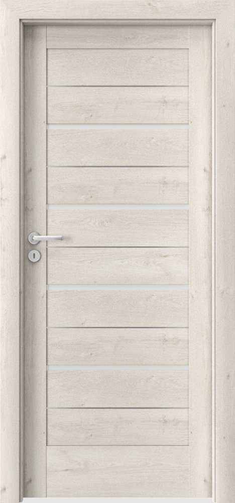 Posuvné interiérové dveře VERTE G - G4 intarzie - dýha Portaperfect 3D - dub Skandinávský