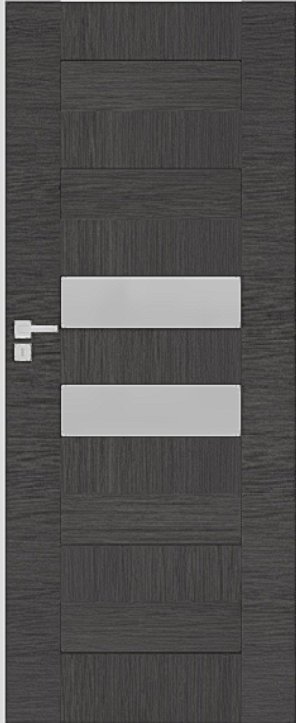 Interiérové dveře DRE SCALA B6 - dýha DRE-Cell - dub šedý kartáčovaný