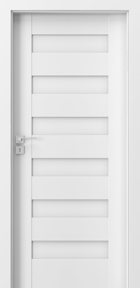 Interiérové dveře PORTA KONCEPT C.0 - dýha Portadecor - bílá